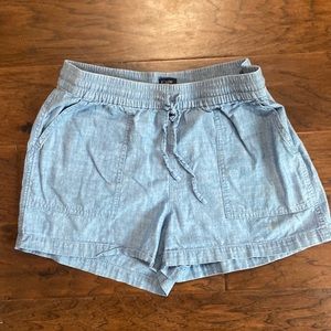 JCrew Chambray Linen Shorts